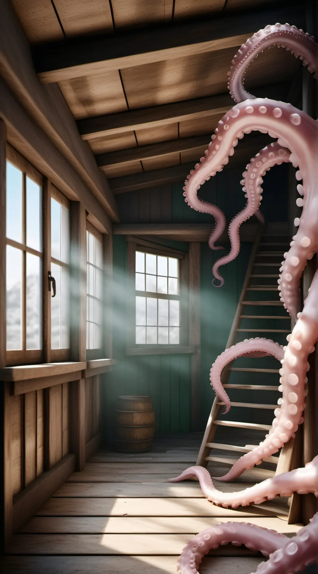 ai character: tentacles room background
