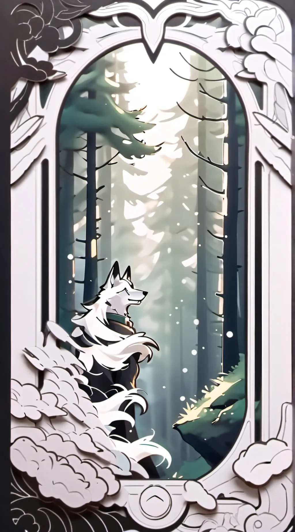 ai character: Ds infinty castle  background