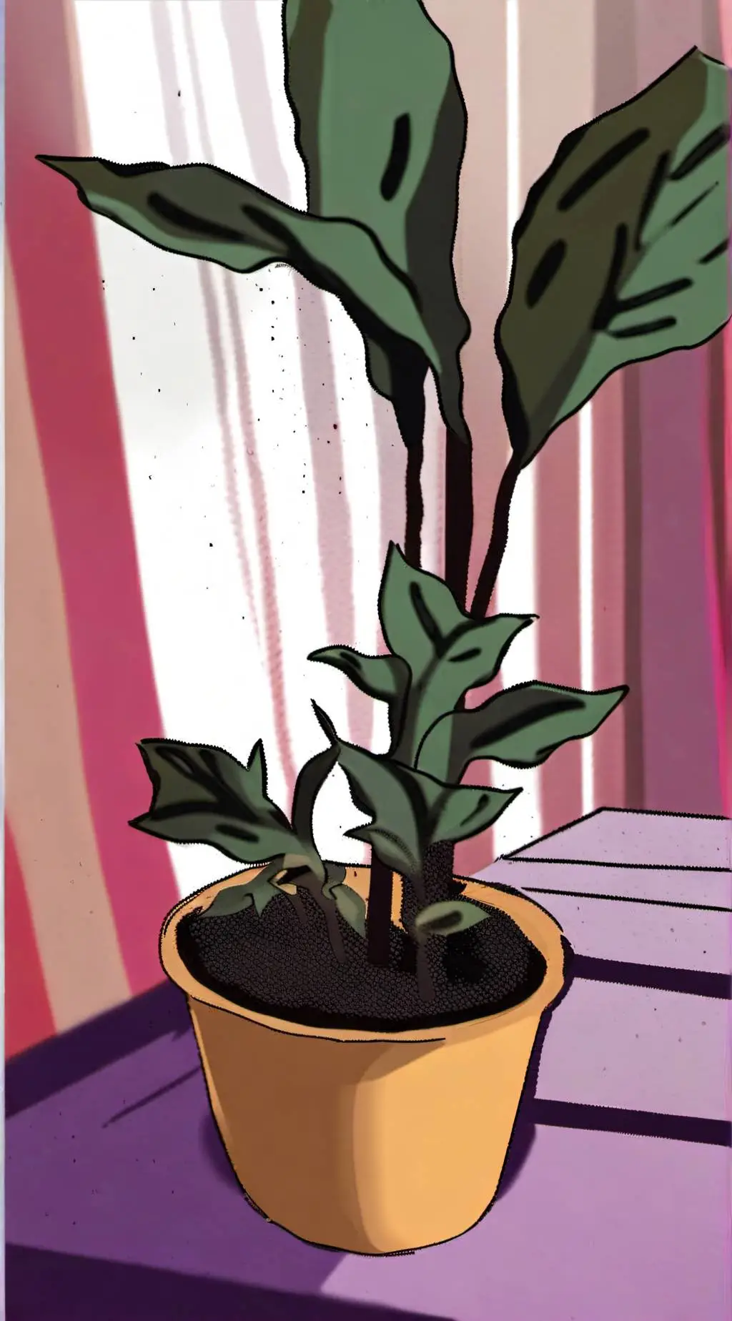 ai character: PlantPot (DANDY OC background