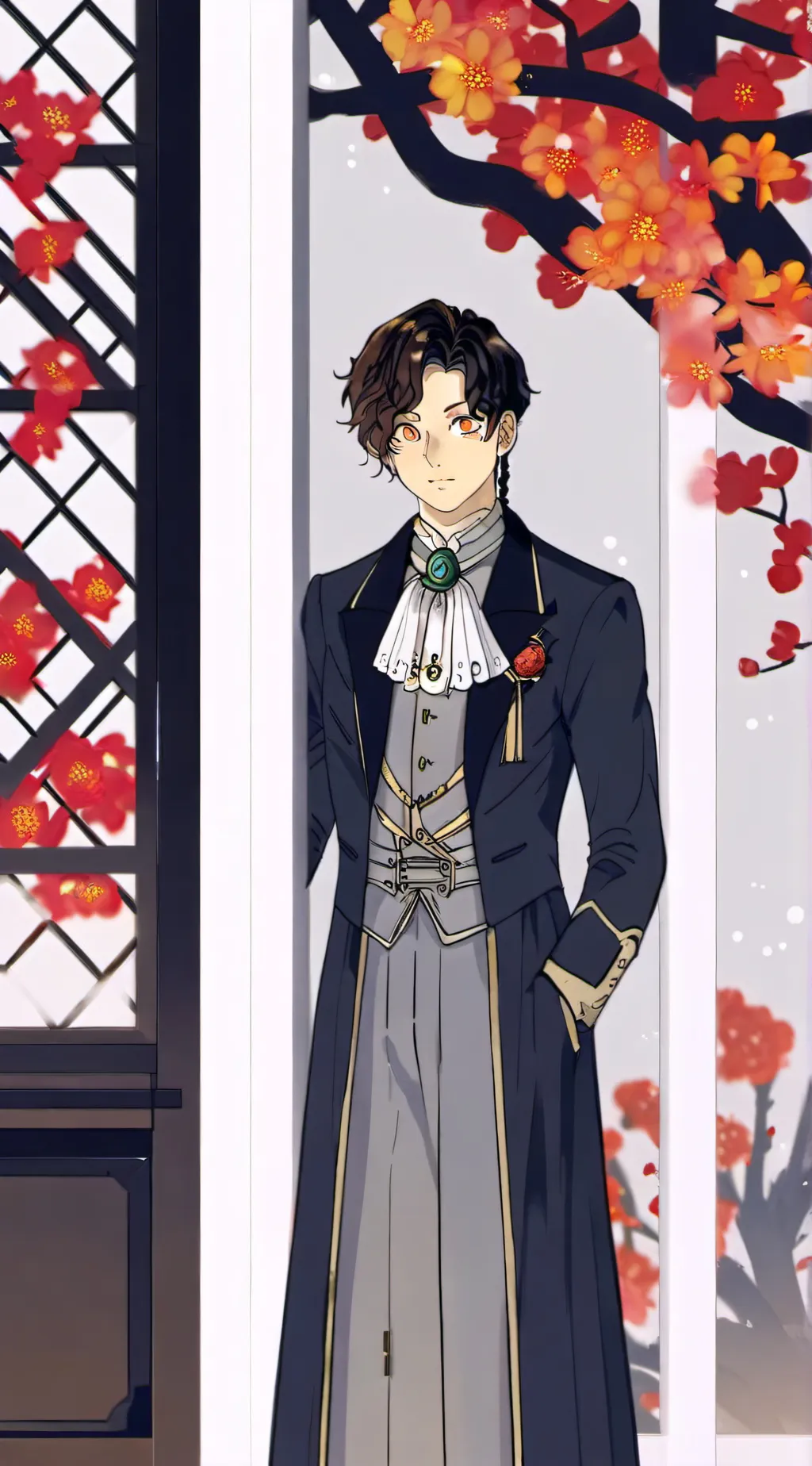 ai character: Muzan(MJ)  background