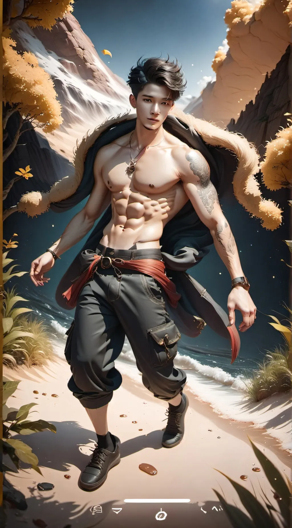 ai character: David background