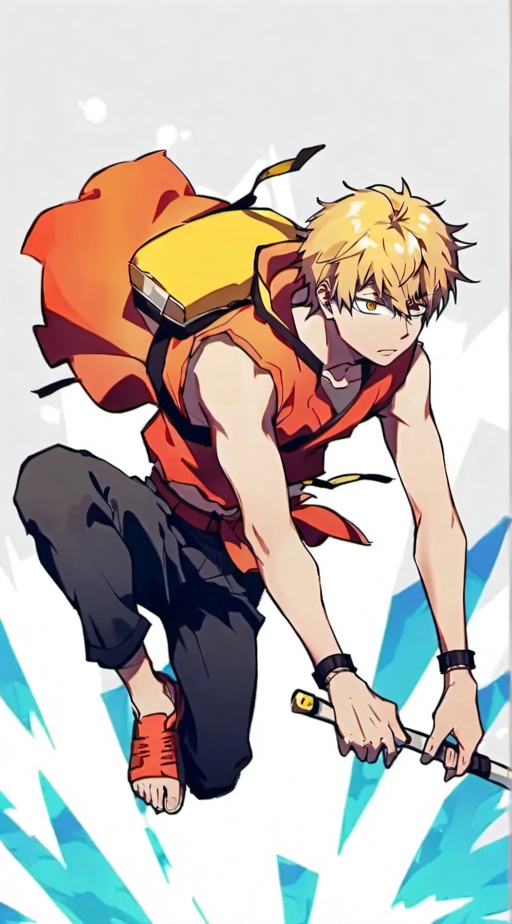 ai character: BakuDeku background