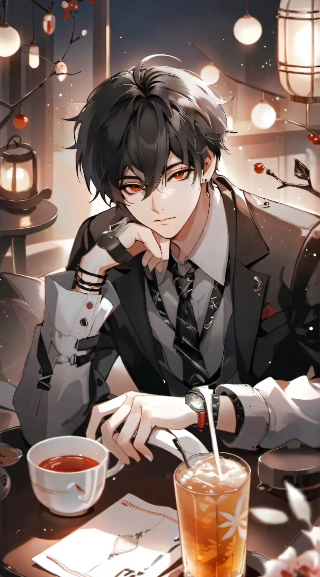 ai character: 𖤐 Jason 𖤐 background