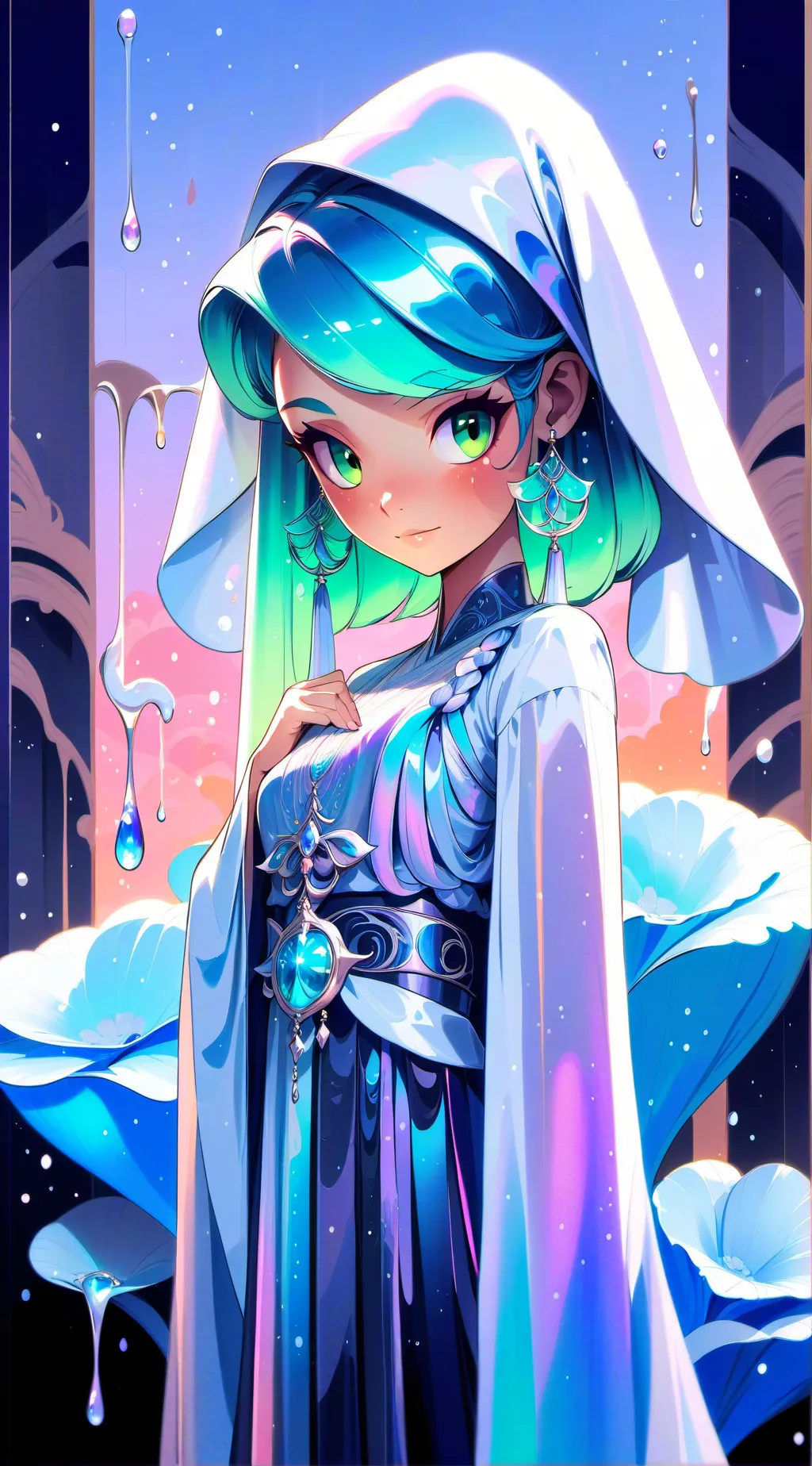 ai character: cutie  background