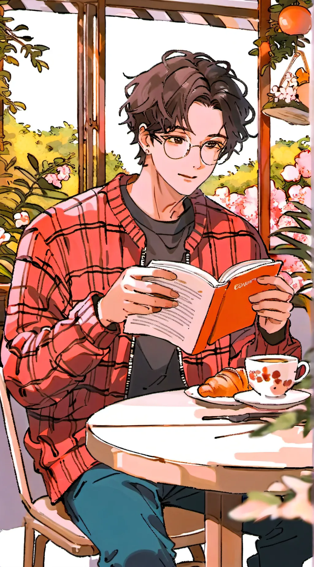 ai character: Mark  background