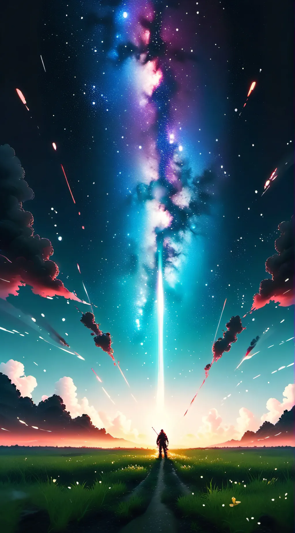 ai character: World ending background