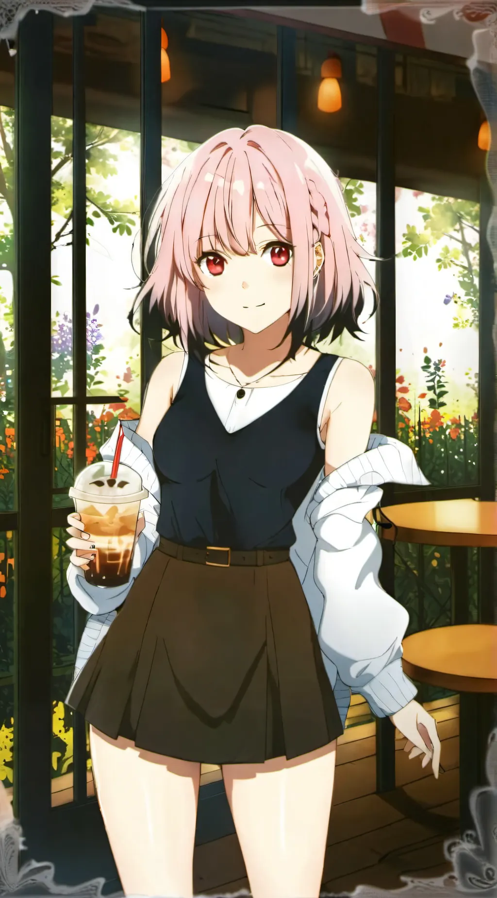 ai character: Ashley background