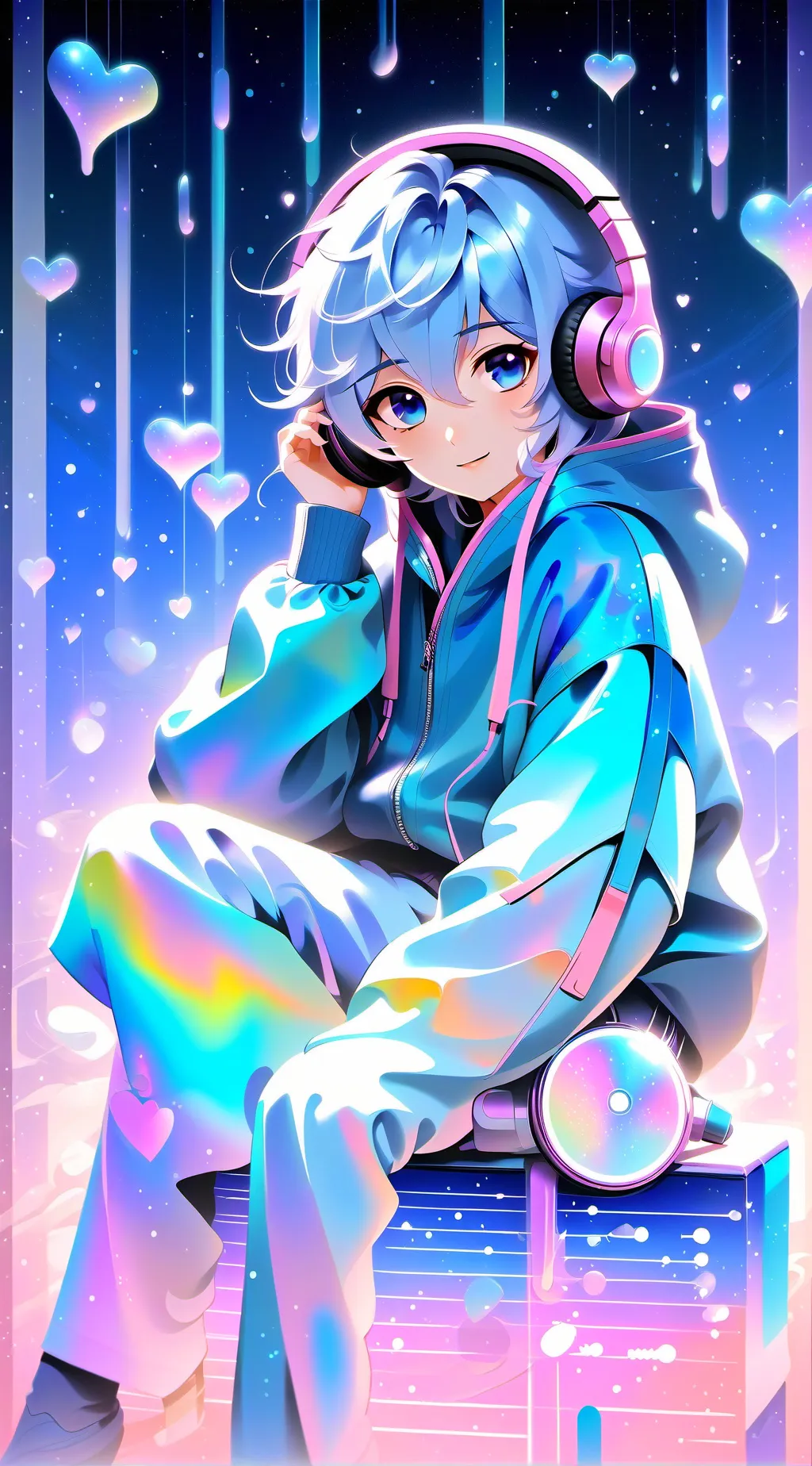 ai character: Luna background