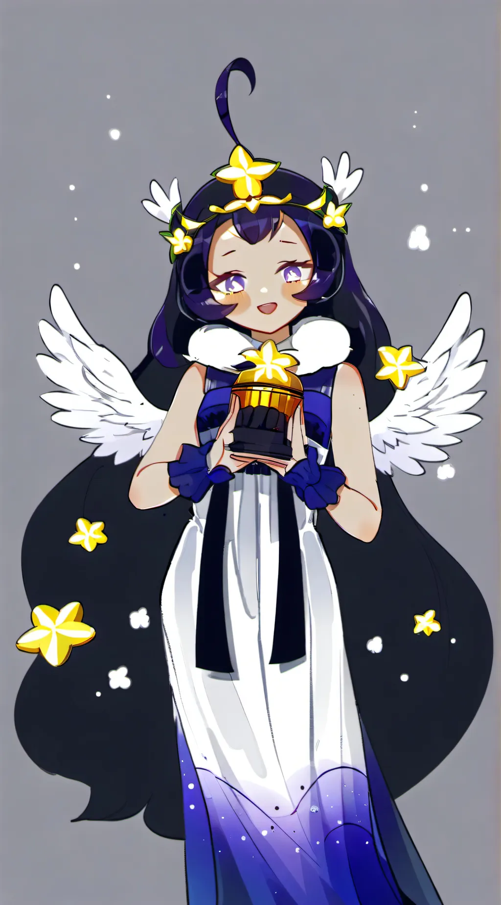 ai character: Moonlight cookie background