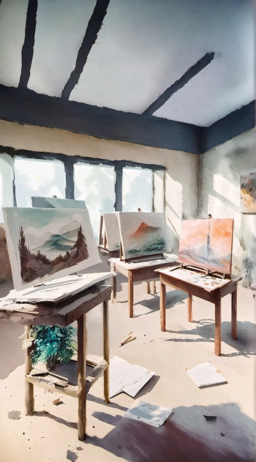 ai character: Jasper's 3D art background