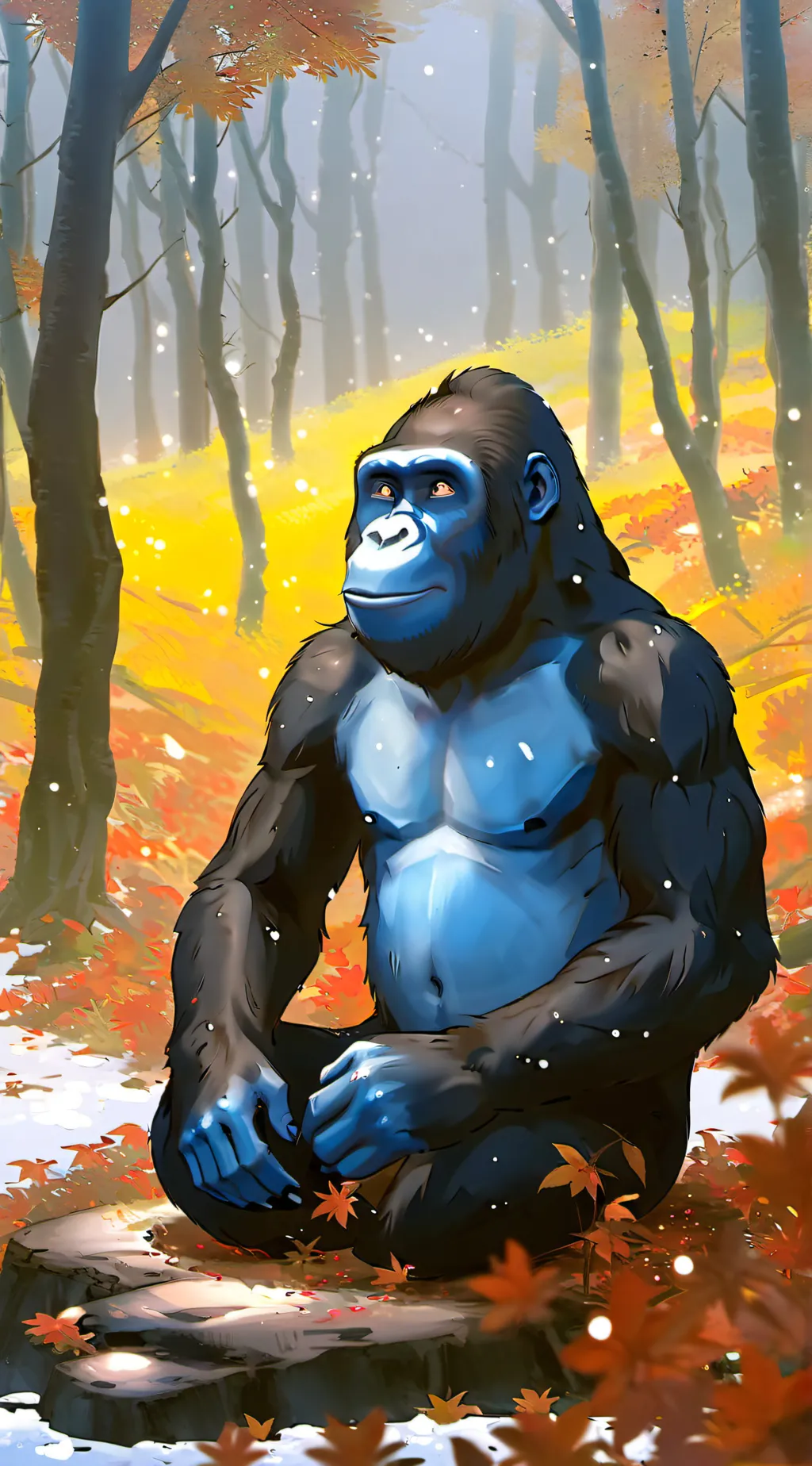 ai character: monkey :) background