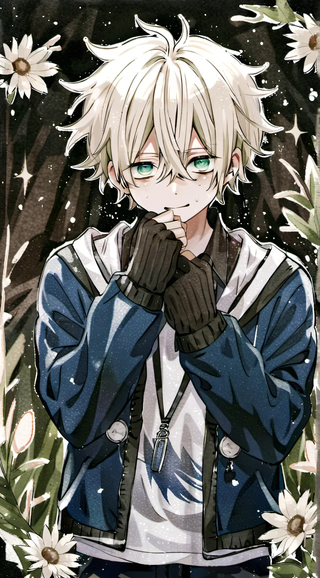 ai character: bakugo background