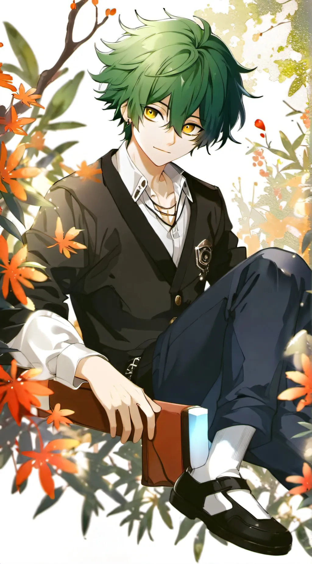 ai character: Deku (Mha) background