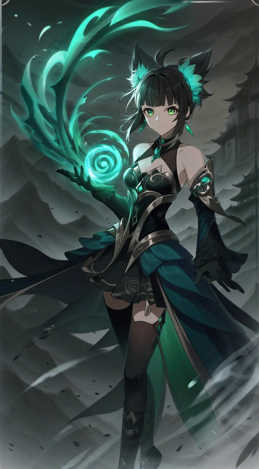ai character: Tasha Rin background