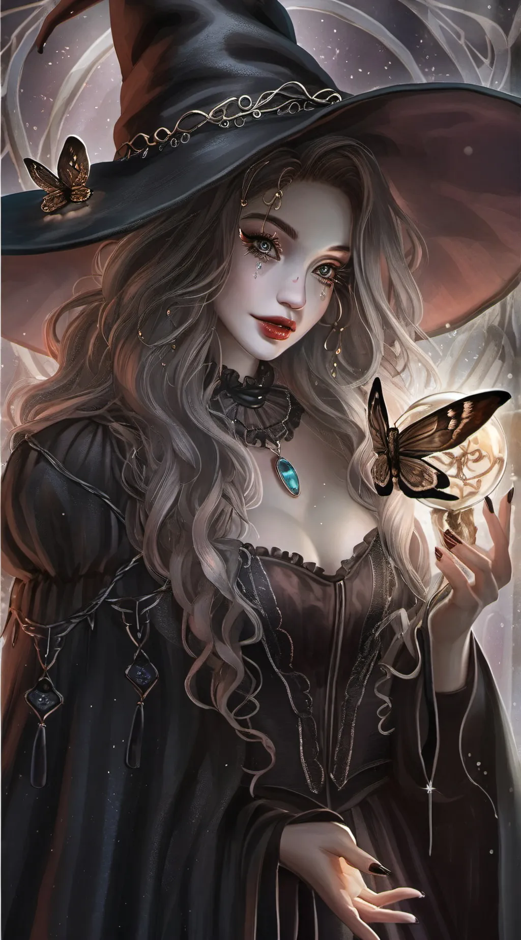 ai character: Sorceress Ariana 2 background