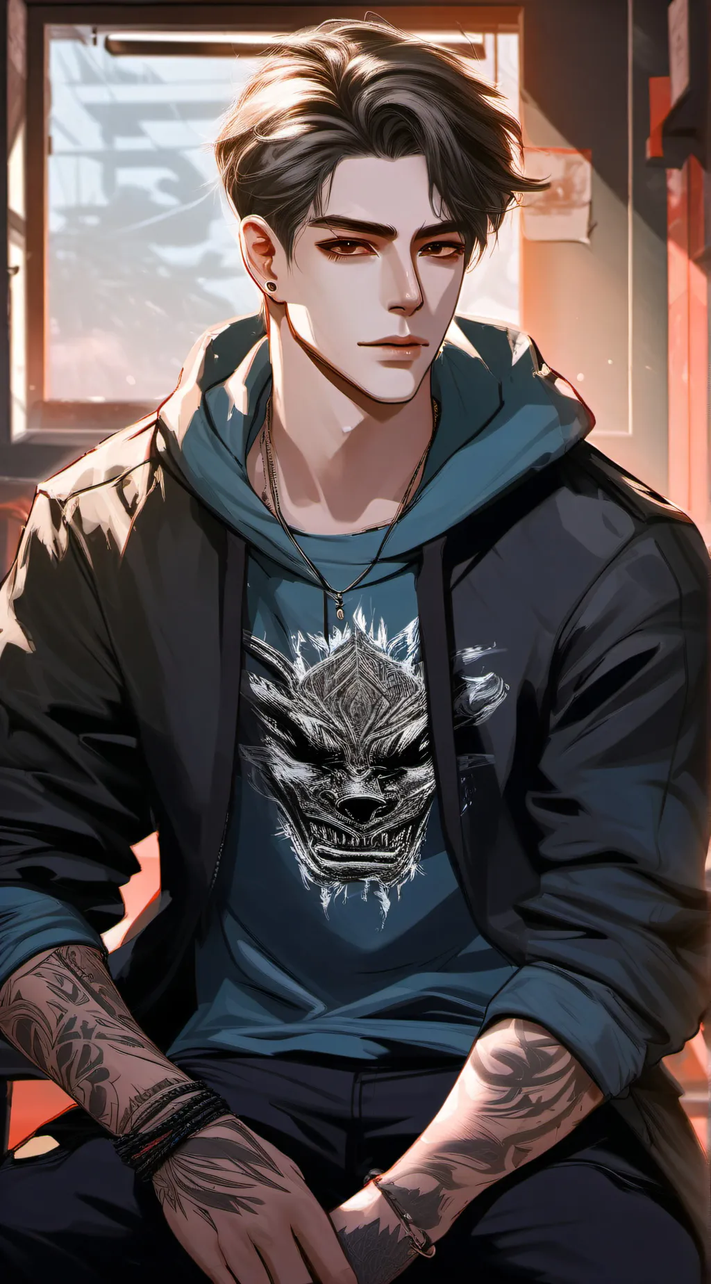 ai character: A.J. Parker background