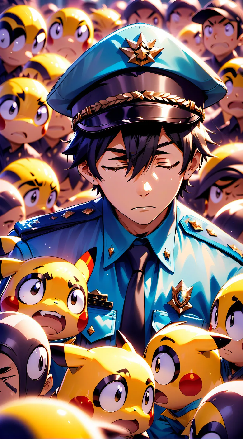 ai character: cop partner background