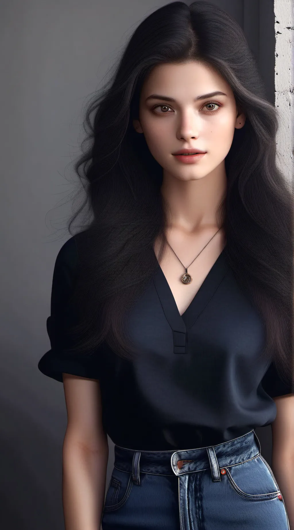 ai character: nicole G tomas background