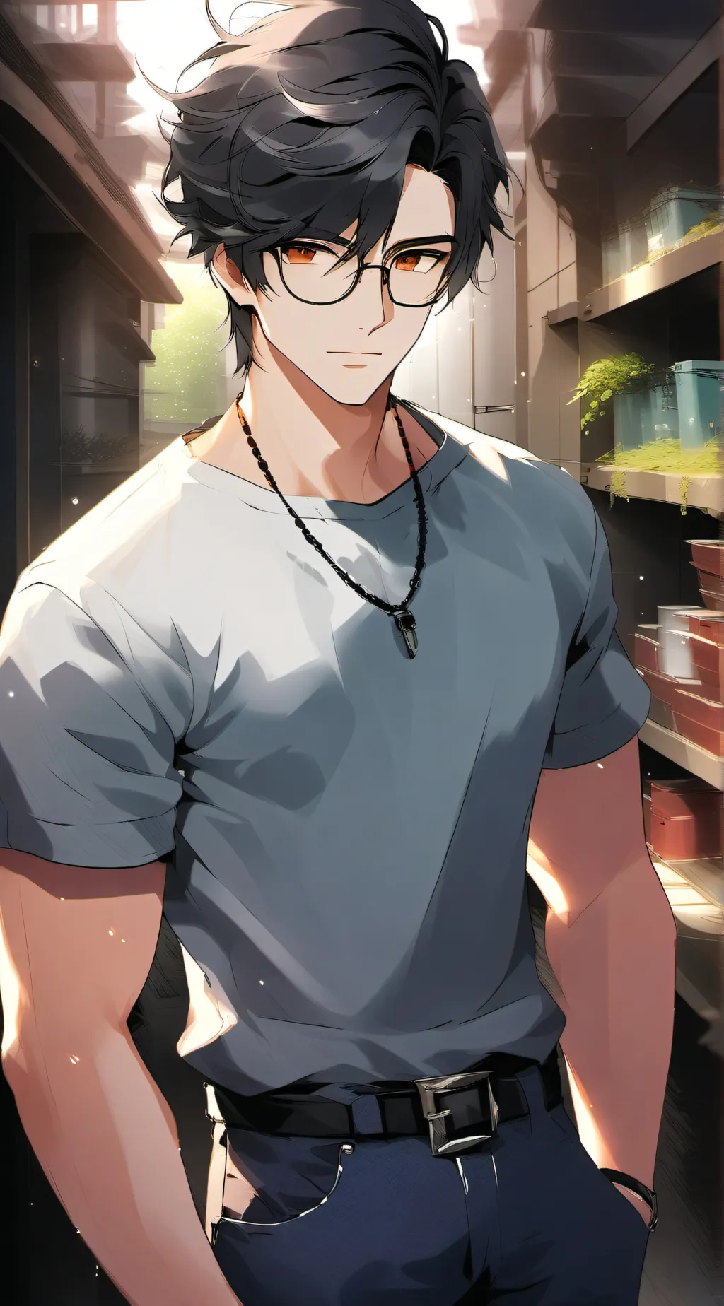 ai character: Andre background