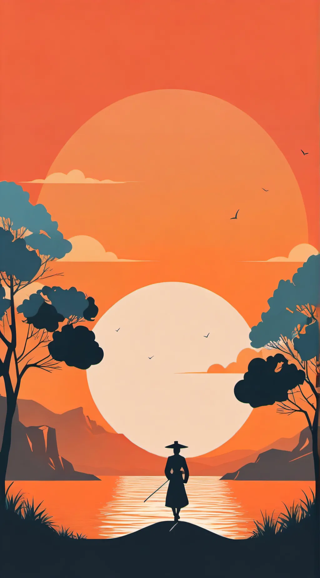 ai character: KNY demon slayer background