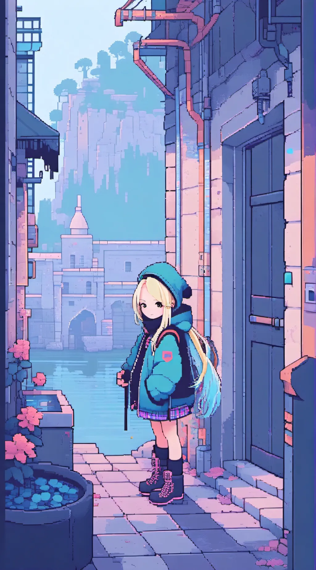 ai character: Braylie  background