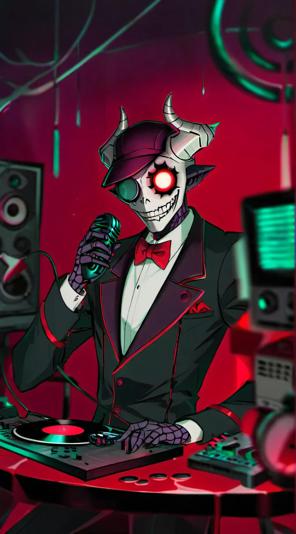 ai character: Alastor  background