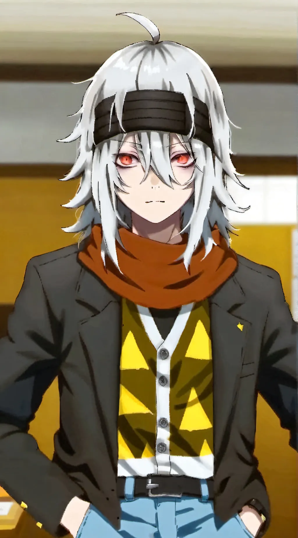 ai character: Dabi x shiggy  background