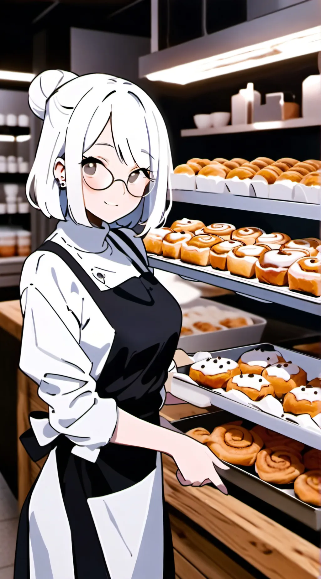 ai character: cinnamonroll background