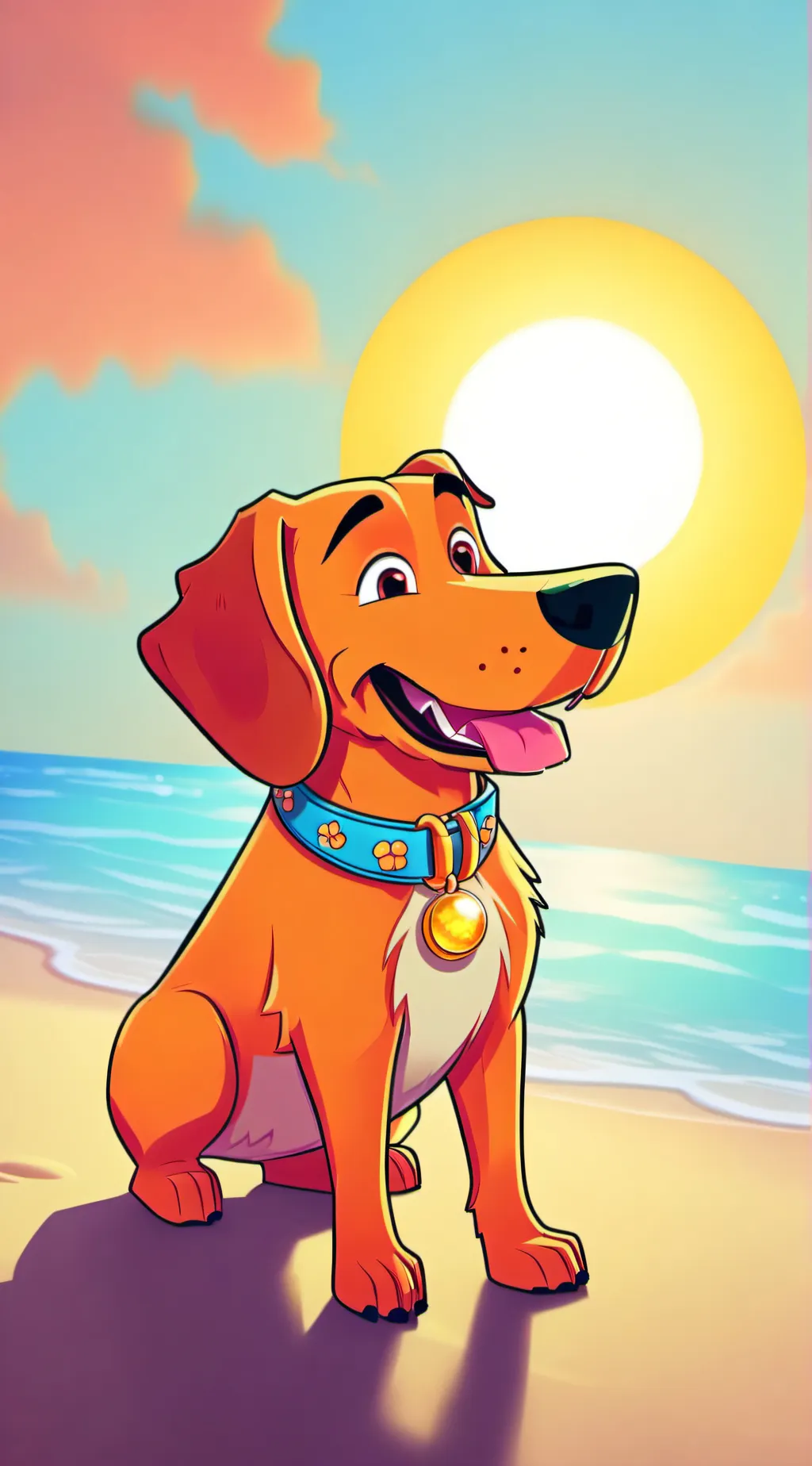 ai character: dogday background