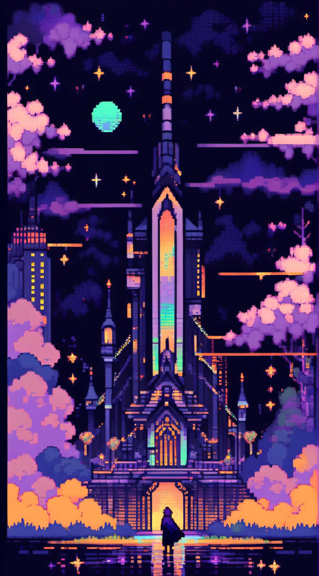 ai character: Smiling critters background