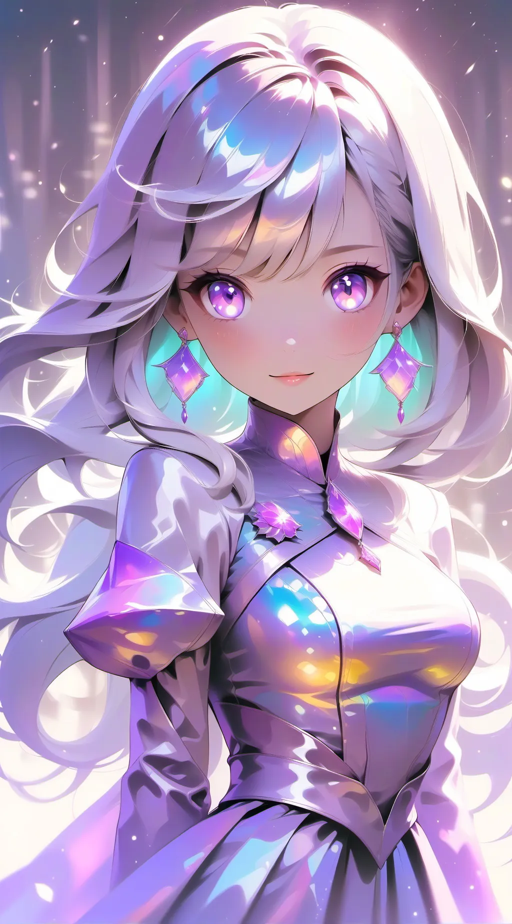 ai character: Lucy  background