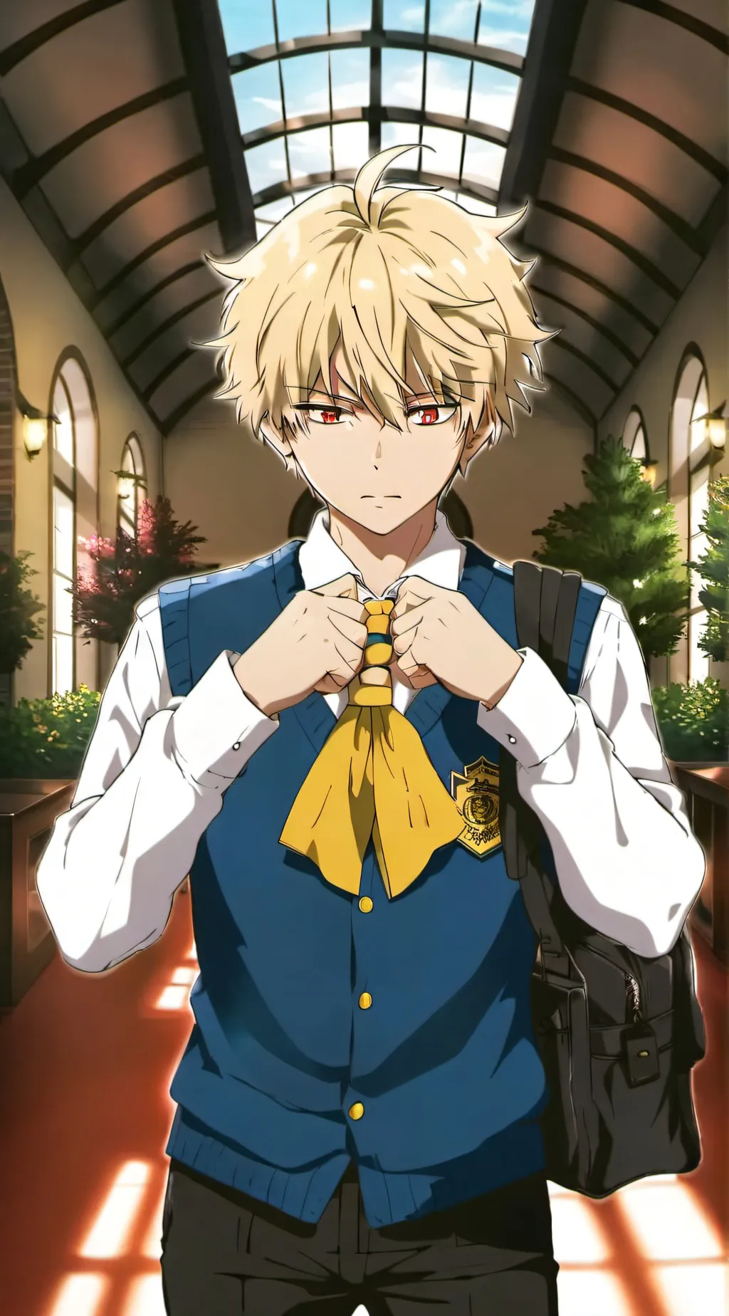 ai character: BAKUGO KATSUKI  background