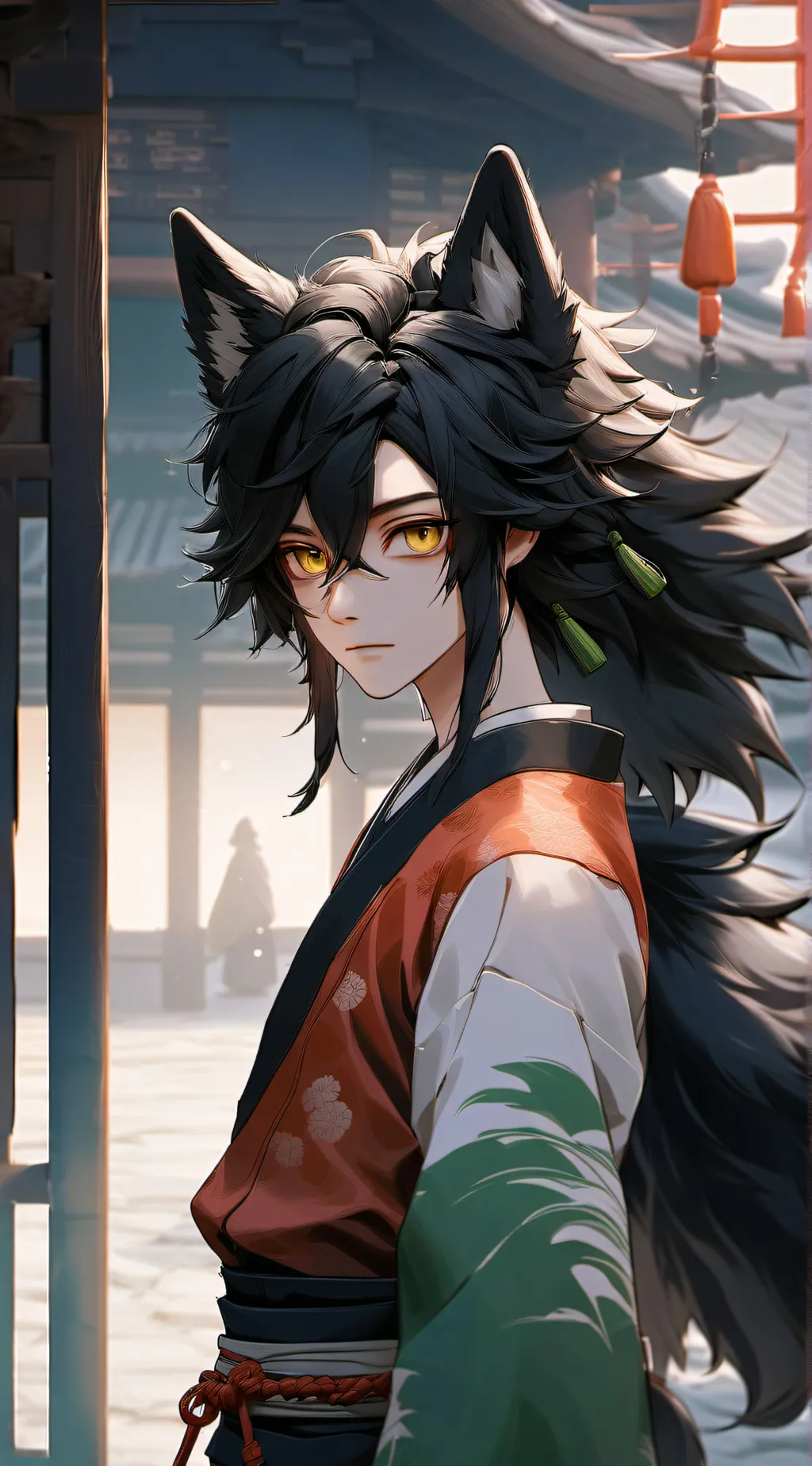 ai character: Okidogi background