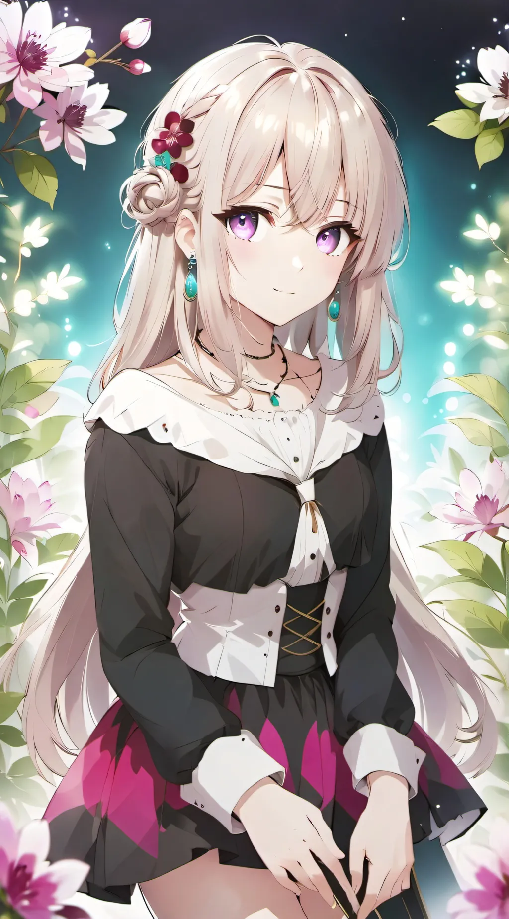 ai character: Luna background