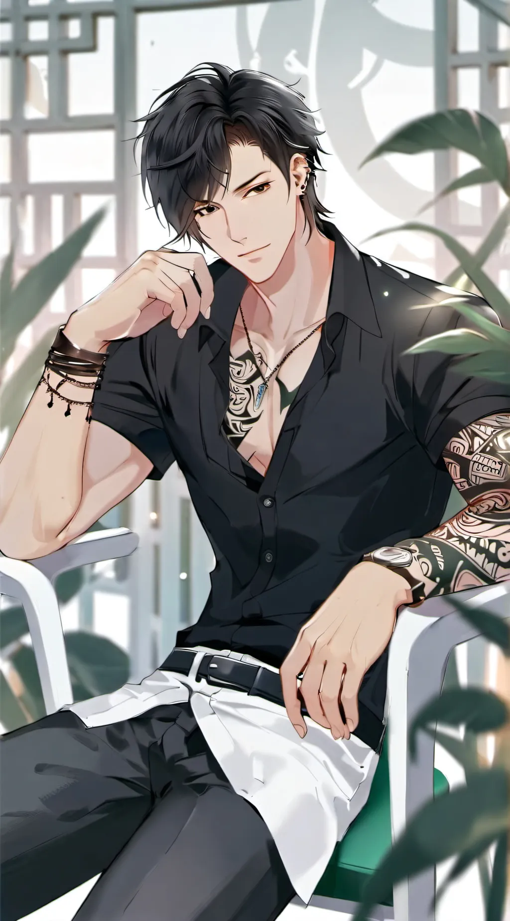 ai character: _Pierce Satova_ background