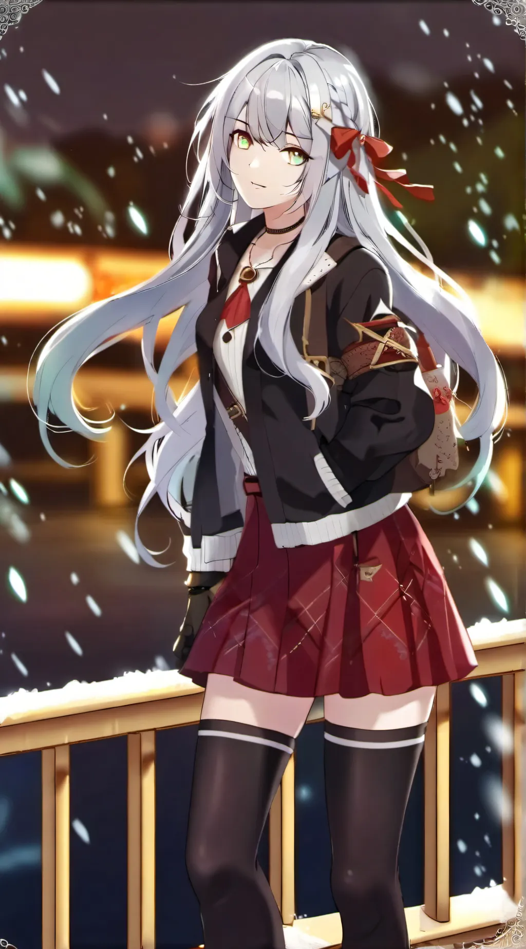 ai character: Sakura background