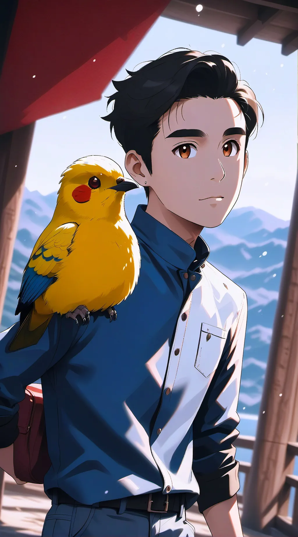 ai character: evil indra  background