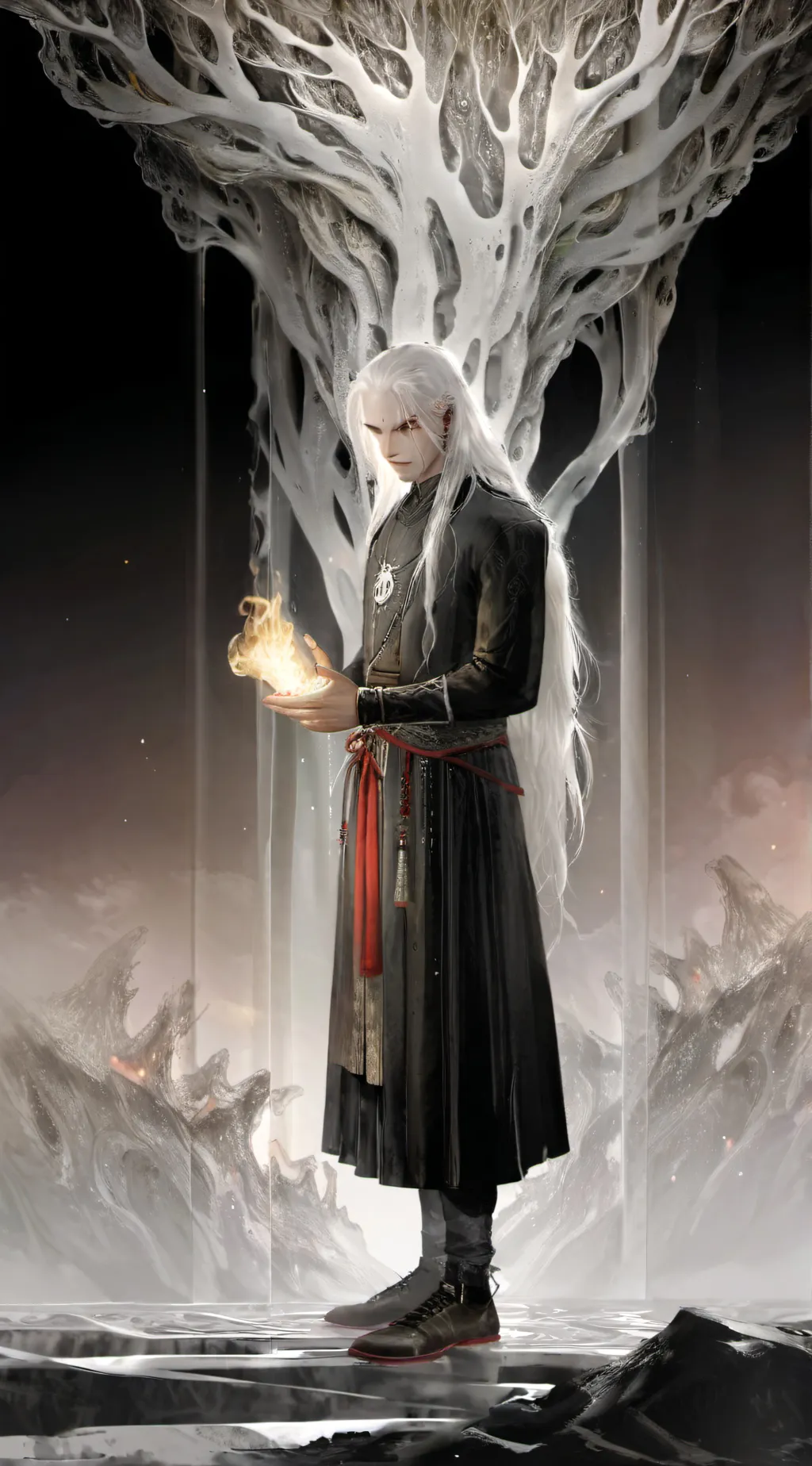 ai character: mha nomu/kurogirl  background