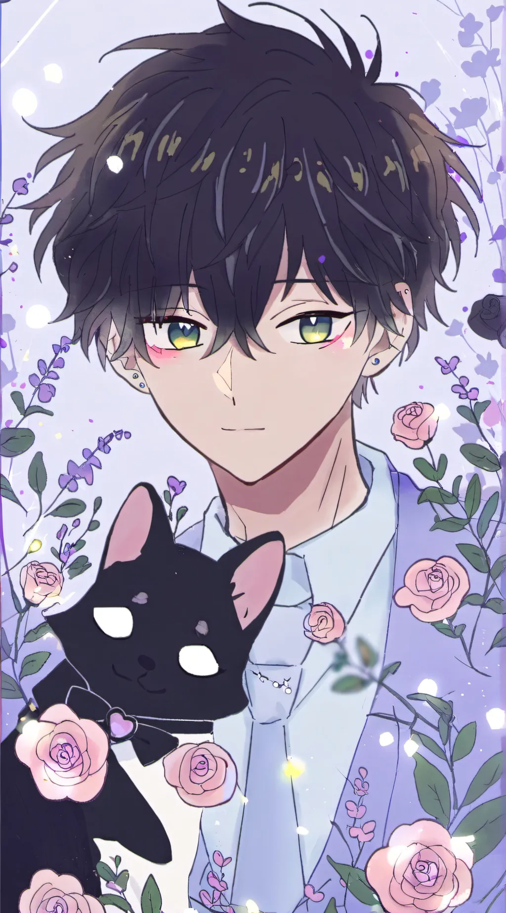 ai character: deku background