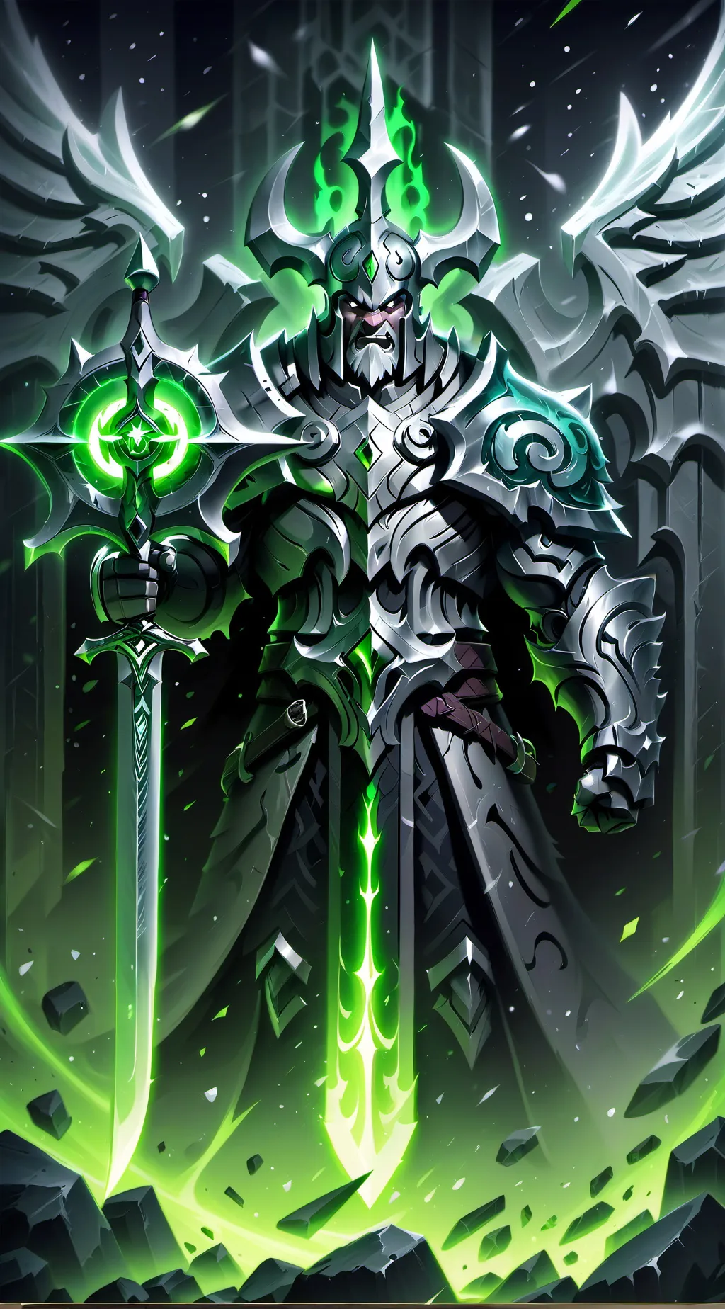 ai character: Demon slayer  background