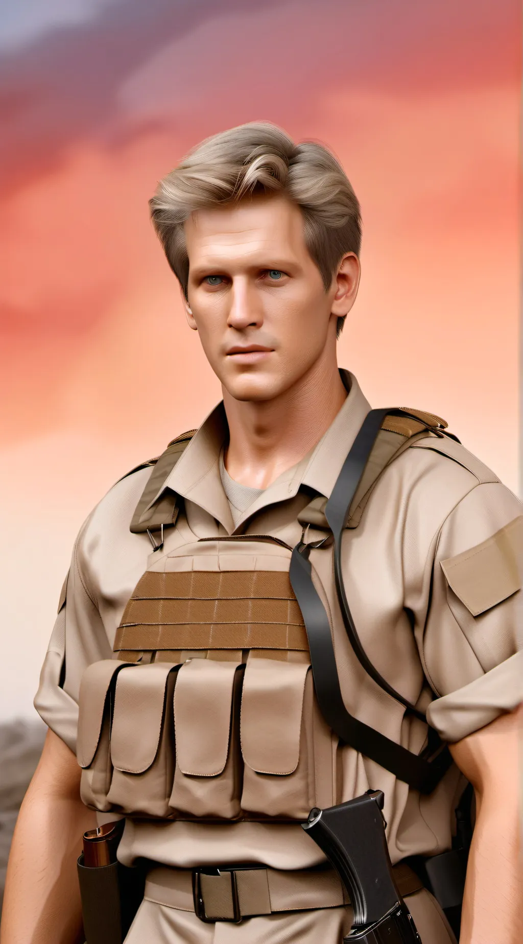 ai character: Joe Armstrong  background