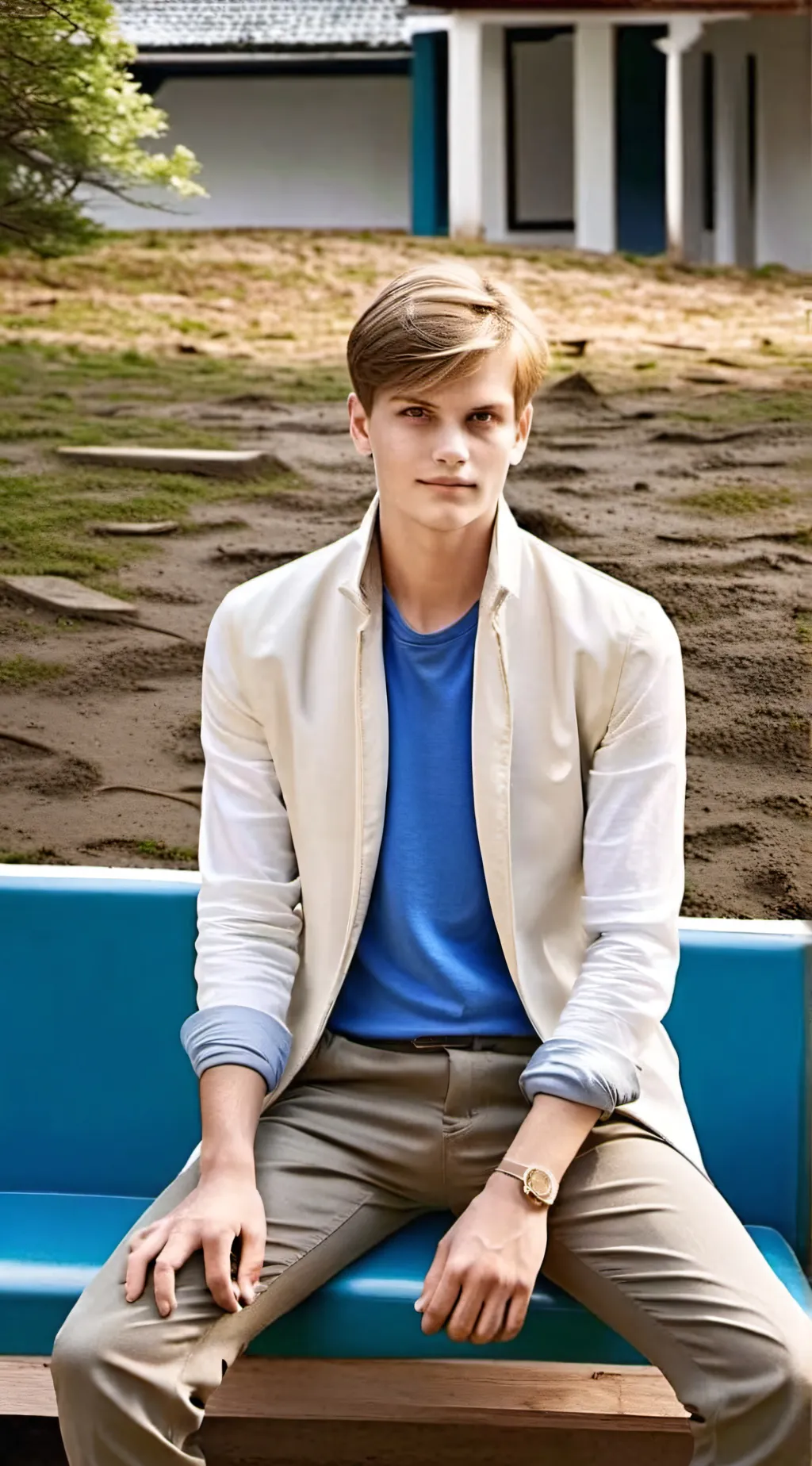 ai character: Prince George  background