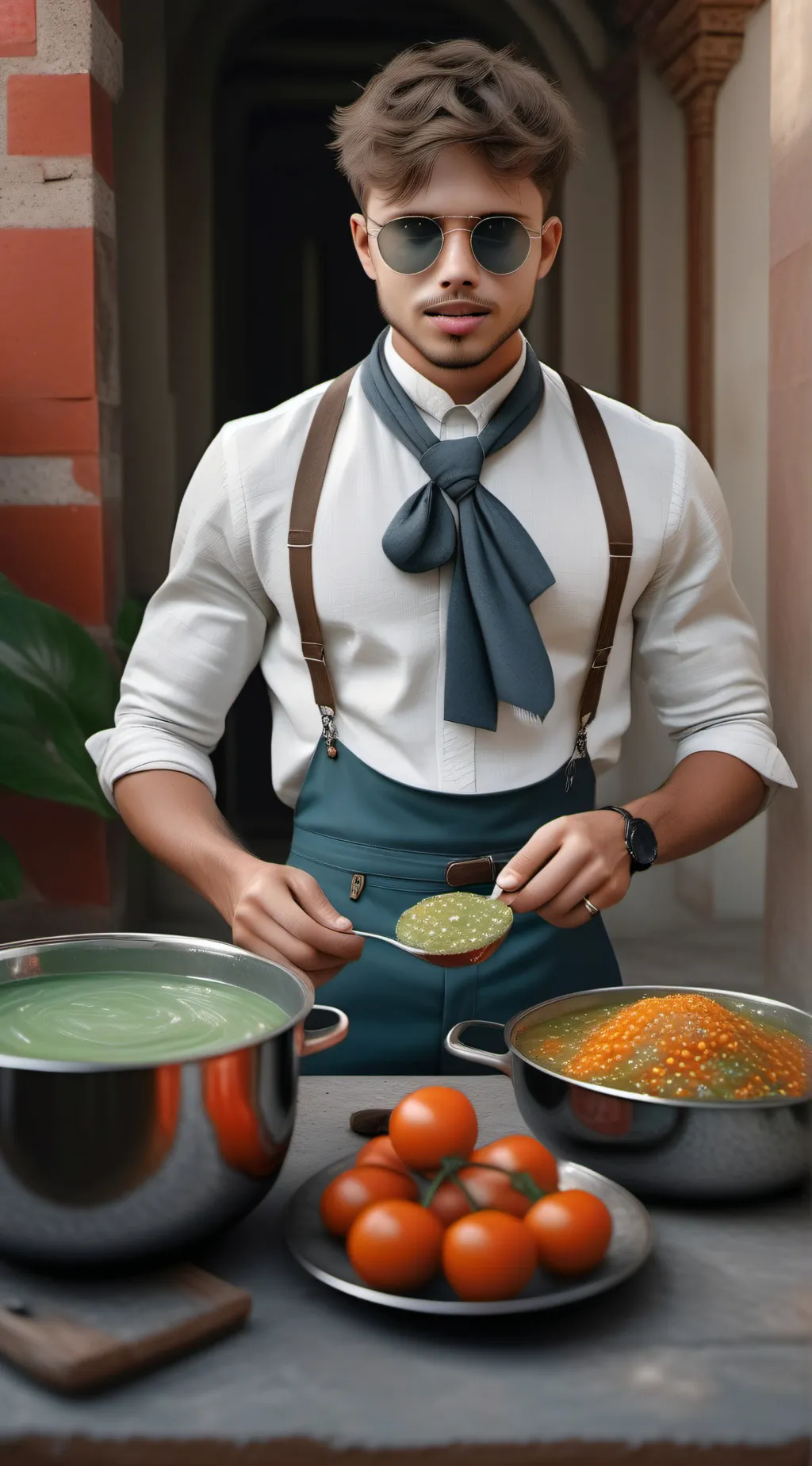 ai character: Oliver background