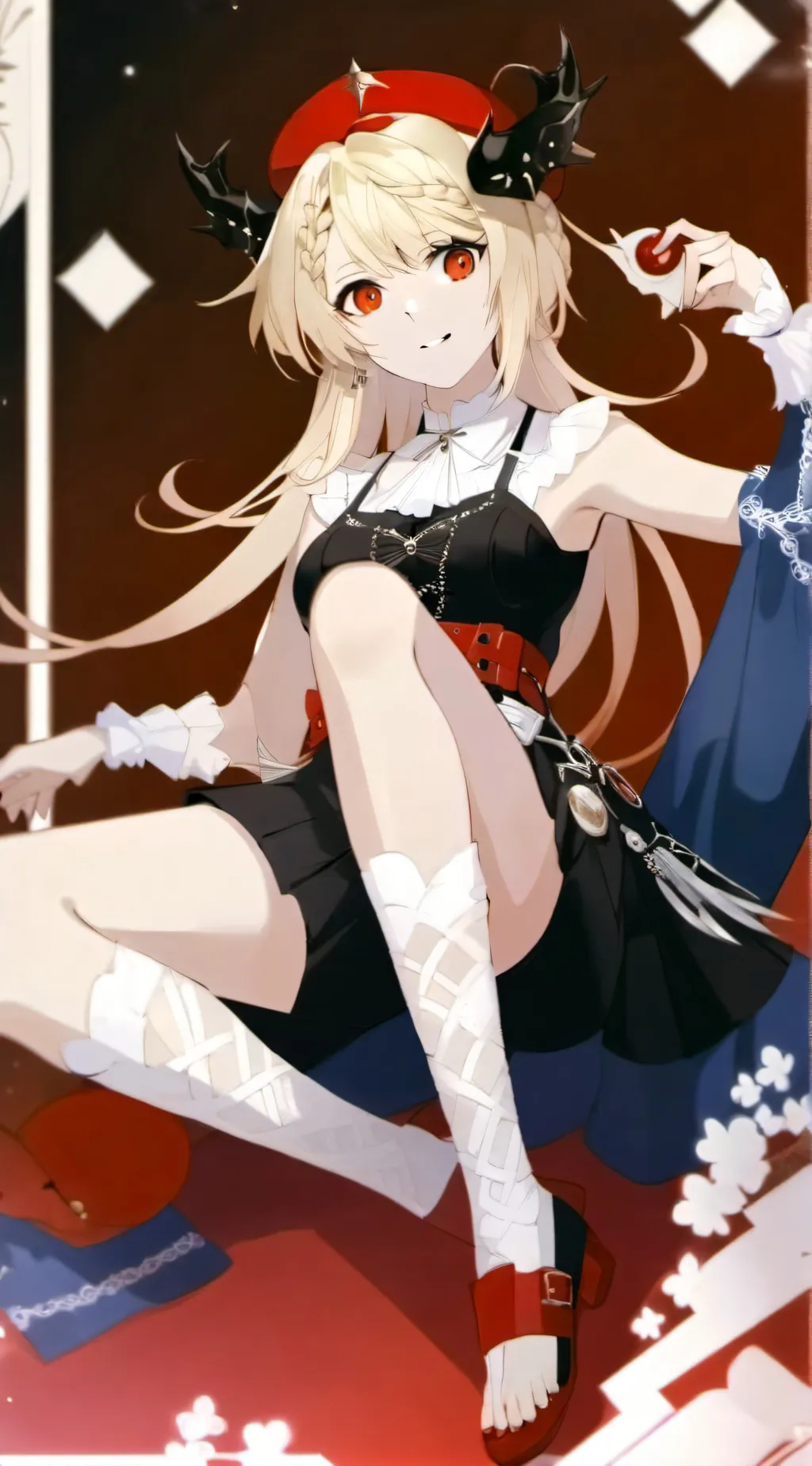 ai character: Luna background