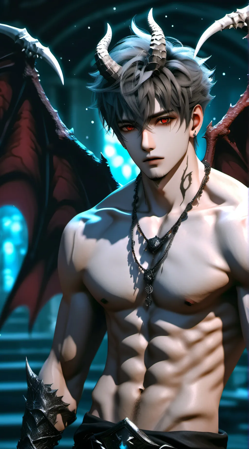 ai character: demon boys background