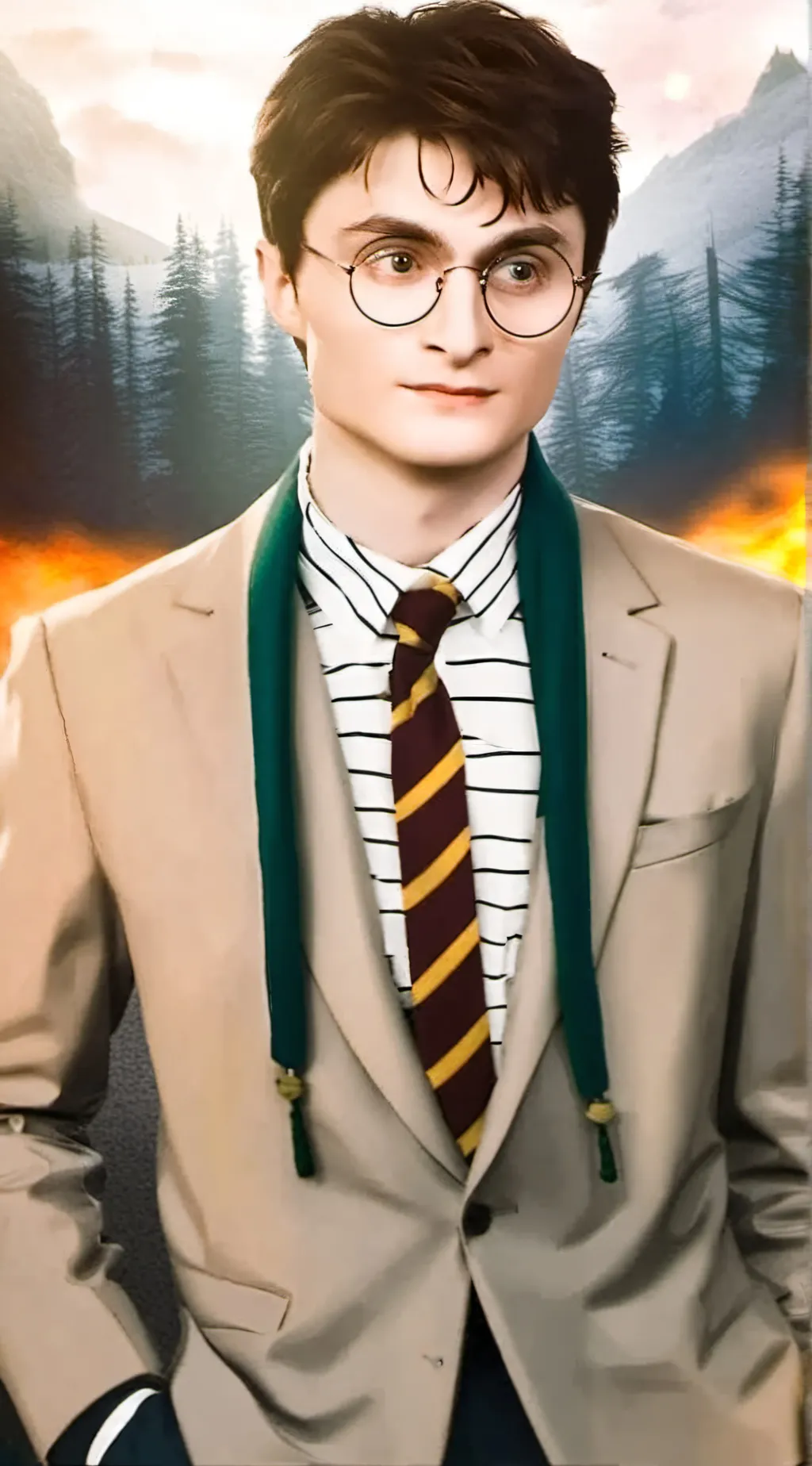 ai character: ⚡️Harry Potter background