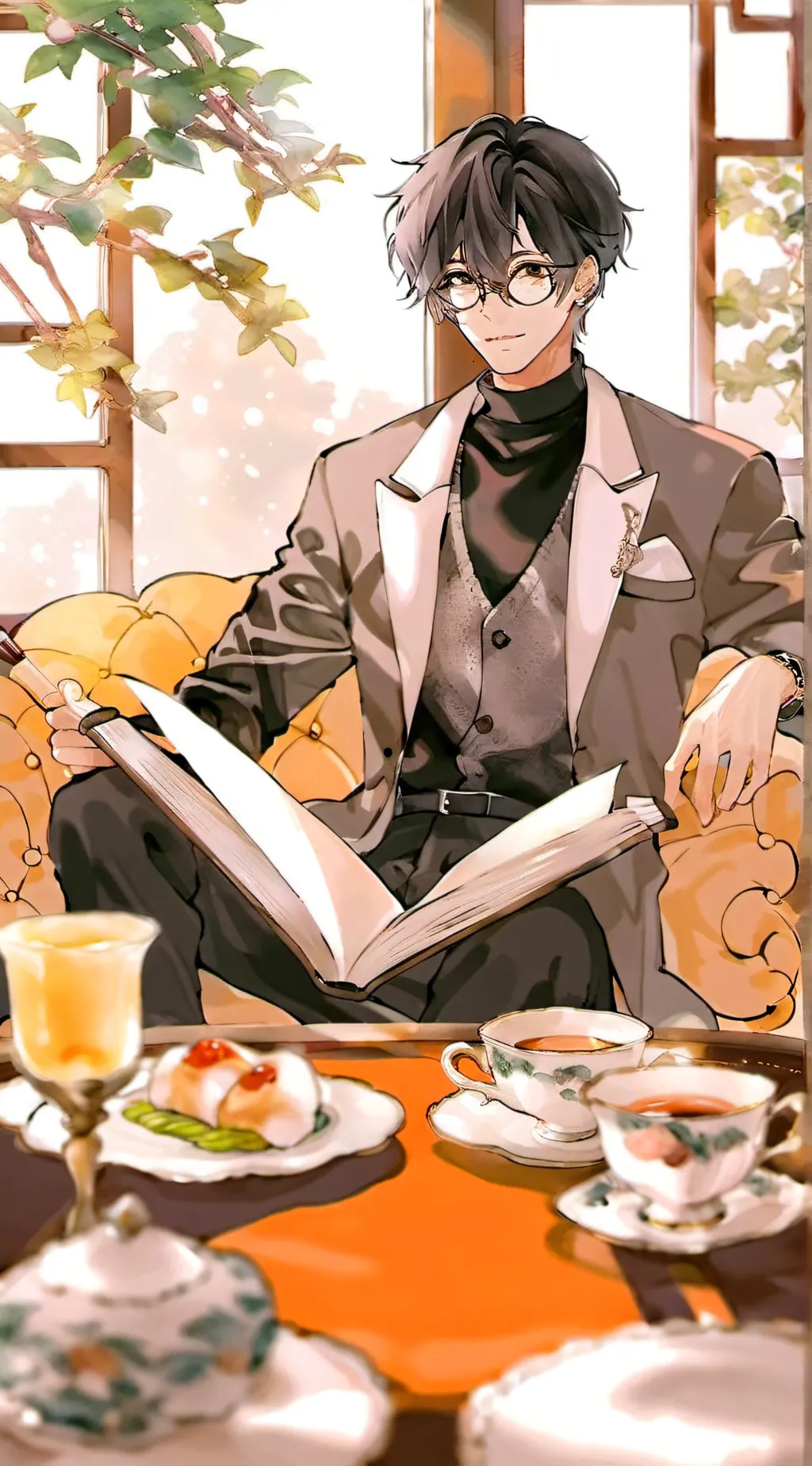 ai character: Barton  background