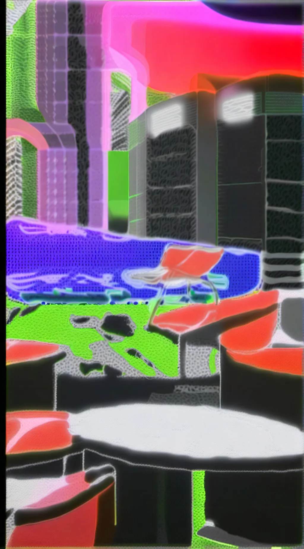 ai character: Indigo park background