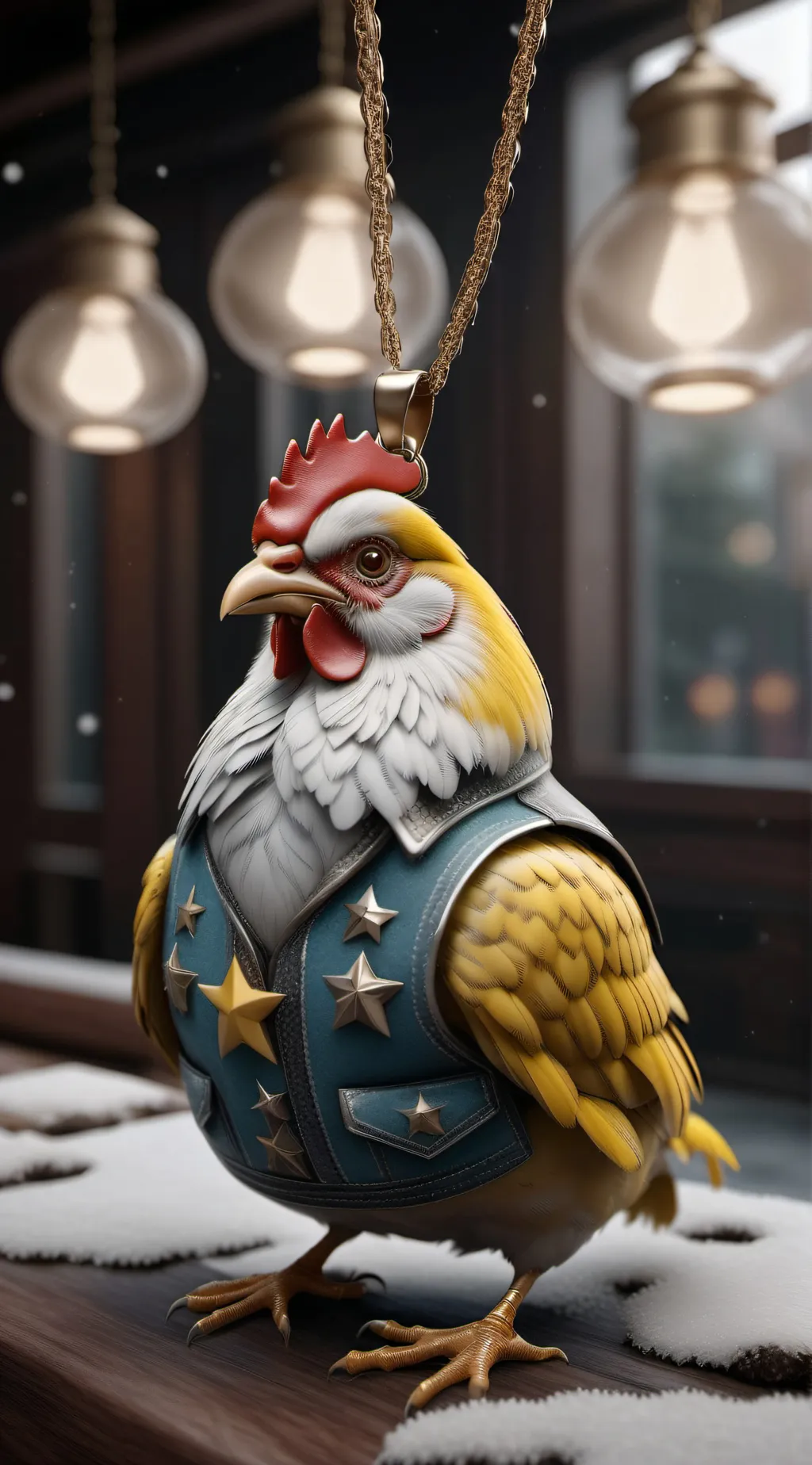 ai character: baby kickin background