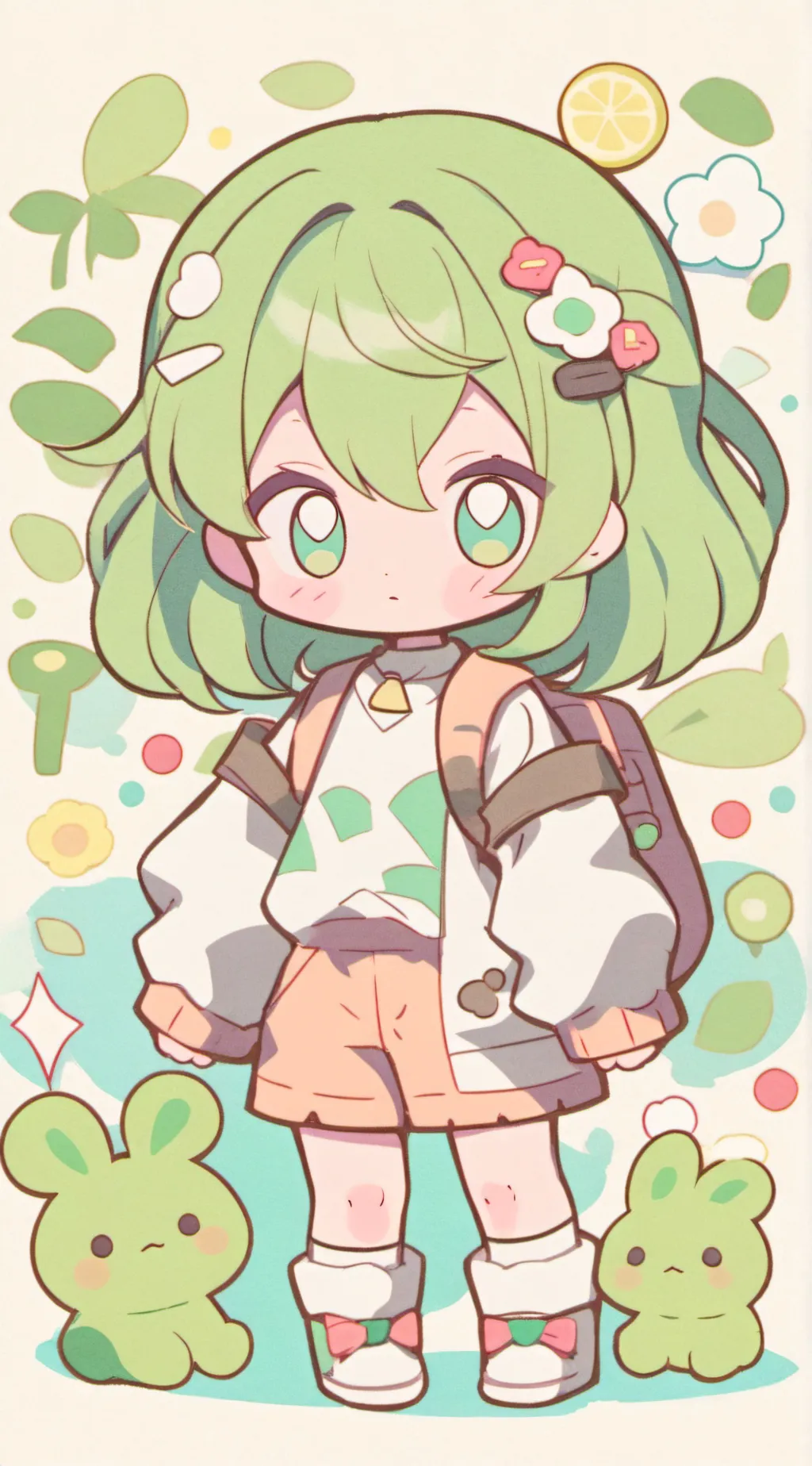 ai character: TWO YEAR :DDDDDDDD background